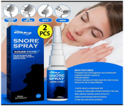 Bundle 2 PCs Set Herbsleep Anti Snoring Spray, Fast Acting Snoring Spray, Stop Snoring Throat Relief Sprays ,Herb Sleep Anti Snoring Spray for Women & Men, Anti Snoring Nasal spray for Deep, Restful Sleep Women & Men
