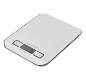 Geepas GKS46526UK Digital Kitchen Scale High Precision Weighing Scales for Baking & Cooking - Silver