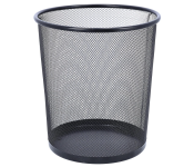 Royalford RF9956 Round Metal Mesh Trash Bin Image