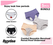 Bundle 5 PCs Set Comfort Reusable Menstrual Period Image