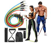 Professional Fitness Resistance band 11 Pcs with Cooling Image