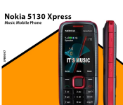 Nokia 5130 XpressMusic Mobile Phone Black Image