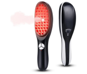 Scalp Massager Brush, Red Light Hair Comb, Multi-functional 3D Ultrasonic Vibration Atomisation Head Massager, Electric Massage Steam Hair Comb