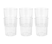 Delcasa DC3448 300 ML Transparent Glass Tumbler Set Image