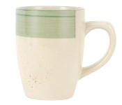 Delcasa DC3184 Stoneware Mug - Green And White