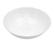 Delcasa DC3300 Opal Ware Soup Bowl 6 Inch - White
