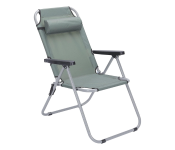 Royalford RF10352 Beach Chair Foldable Camping Chair - Grey