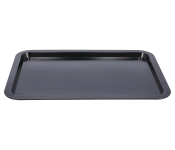 Royalford RF10865 Cookie Sheet Carbon Steel Baking Tray - Black