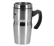 Royalford RF9817 480ml Travel Double Wall Mug - Silver
