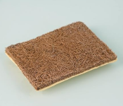 Royalford RF10819 Coconut Fibre Scrubber Cellulose Sponge Stitched - Brown