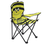 Royalford RF10349 Beach Chair Foldable Camping Chair - Yellow And Black