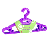 Royalford RF982Pn 6 Piece Hanger Set Purple Image