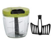 Royalford RF11036 2 In 1 Pull Chopper 1000Ml Jar - Green