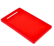 Royalford RF10282 Classic Cutting Board Polyethylene Chopping Board - Red