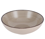 Royalford RF12669 7.5 Inch Stoneware Soup Plate - Beige