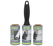 Royalford RF12713 Lint Roller 3 Rollers 1 Holder Image