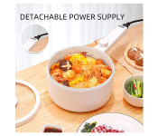 Portable Electric Hot Pot Cooker Steamer, Multifunctional Non-stick Pan, Suitable For Ramen, Steak, Egg, Rice, Oatmeal, Soup 
