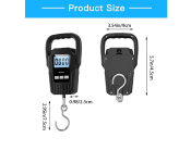 Scale110lb50kg Luggage ScaleUpgrade Large Handle Backlit LCD Image
