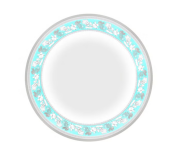 Royalford RF12707 Melamine Ware 10 Inch Deep Dinner Plate - White