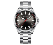 Curren JPN8320SB Watches Mens Quartz Business Wristwatch Fashion Clock Classic Steel Band Watch Reloj Hombres - Silver