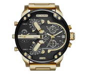 Diesel Mens Mr Daddy 20 Round Shape Stainless Image