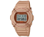 Casio GShock Watch DW5700PT5DR Grey Dial Brown Band Image