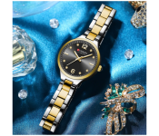 Curren JPN9105SGO 9105 Chic Elegant Lady's Quartz Watch Steel Strap Life Waterproof Simple Style Casual Women Watch - Silver