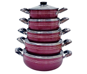 Olympia 10 Pcs Stainless Steel Cookware Set Image