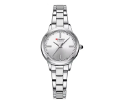 Curren JPN9094SS Original Brand Stainless Steel Band Wrist Watch For Women With Free Box - Silver
