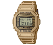 GShock DWE5600HG1DR Watch 1DR Gold Dial Gold Band Image