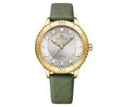 Naviforce 5020 Green White Men’s Watch | Stylish Quartz Analog Stainless Steel Wristwatch