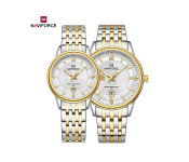 Naviforce NF8040 Classic Exquisite High Quality Romantic Gift Stainless Steel Couple Watches GSGW 