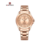 Naviforce NF5037 Modern Design Quartz Simple Fashion Waterproof Wristwatch Stainless Steel Band Girls Clock RGRG 
