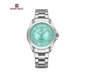 Naviforce NF5037 Modern Design Quartz Simple Fashion Waterproof Wristwatch Stainless Steel Band Girls Clock SBE 
