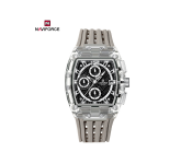 NF7105 Sports Transparent Waterproof Quartz Silicone Multifunctional Chronograph Men Watch SBGY