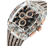 Naviforce Men’s Analog Watch Grey Rose Gold | NF7105 Quartz Stainless Steel Wristwatch