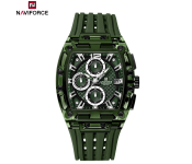 NF7105 Sports Transparent Waterproof Quartz Silicone Multifunctional Chronograph Men Watch GN