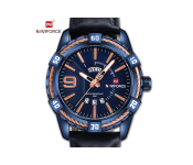 NF9117L New Luxury Brand Quartz Watch Men Casual Sports Watches Leather Wristwatch BEBE 