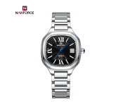 NF5042 Elegant Commuter Ladies’ Waterproof Stainless Steel Watch with Gift for Girls (SBS)