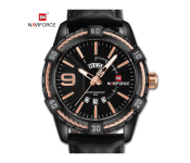 NF9117L New Luxury Brand Quartz Watch Men Casual Sports Watches Leather Wristwatch BRG