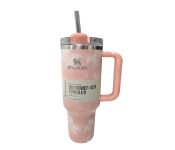 Stanley 40oz Adventure Quencher Tumbler – Peach Tie Dye, 1.1L, Stainless Steel Travel Mug