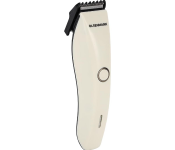 Olsenmark OMTR4112 Rechargeable Hair & Beard Trimmer – Ni-Cd Battery, Stainless Steel Blade, White, 1hr Use