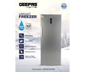 Geepas Single Door Upright Freezer GRFU5025XHN Inverter Image