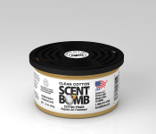 Scent Bomb Organic Air Freshener – Clean Cotton | Long-Lasting Odor Eliminator Can