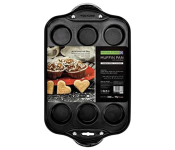 Royalford RF10091 Carbon Steel Muffin Pan 12Cup Image