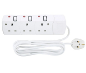 Geepas GES58060 3M Electrical Extension Cord with 3 Image