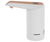Olsenmark OMWP1853 Rechargeable Water Pump – USB Charging, Fits 5L-19L Bottles, Portable & Lightweight, White