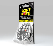 Scent Bomb Black Bomb Hanging Air Freshener – Extra Long Lasting Car & Home Fragrance USA