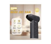 Mini Jet Fan Portable Rechargeable HighPower Cooling Image