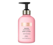LBLS sakura body lotion 500ml niacinamide cherry whitening brighten moisturizing nourish dry skin